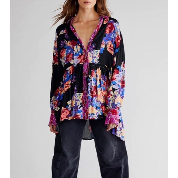 New  Free People Brunch a Bunch Floral Hold combo
swing tunic size S
NWOT - Picture 6 of 13